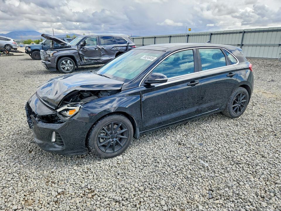 2018 Hyundai Elantra VIN KMHH55LC7JU008738 COPART salvage auction — FRONT END, Nv - Salvage Title, sold $2,150 on 2026-07-16 (photo 1)