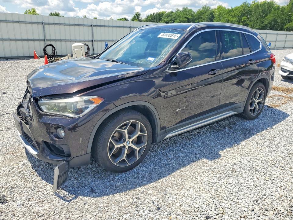 2016 BMW X1 VIN WBXHT3C36G5E53513 COPART salvage auction — FRONT END, Tx - Salvage Vehicle Title, sold $3,050 on 2026-07-06 (photo 1)