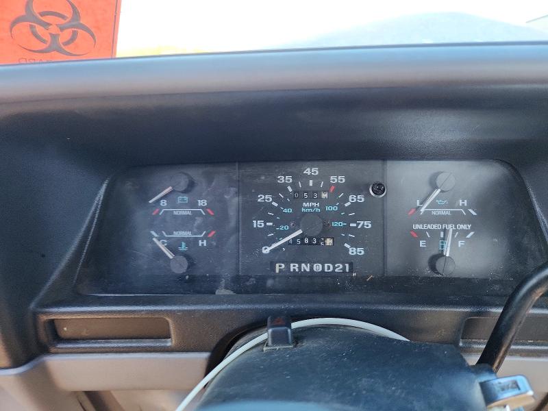 1993 Ford Ranger VIN 1FTCR10U2PUD49529 COPART salvage auction — FRONT END, Il - Salvage Certificate, sold $400 on 2026-07-03 (photo 9)