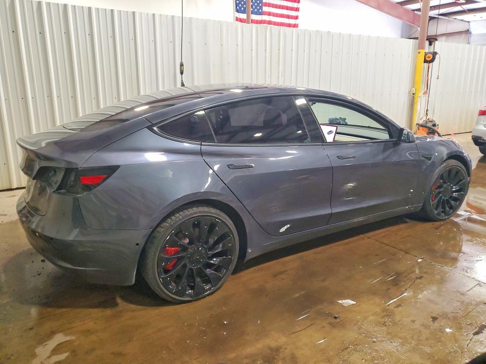 2022 Tesla Model 3 VIN 5YJ3E1EC3NF114557 COPART salvage auction — SIDE, Pa - Certificate Of Salvage, sold $6,800 on 2026-07-14 (photo 3)