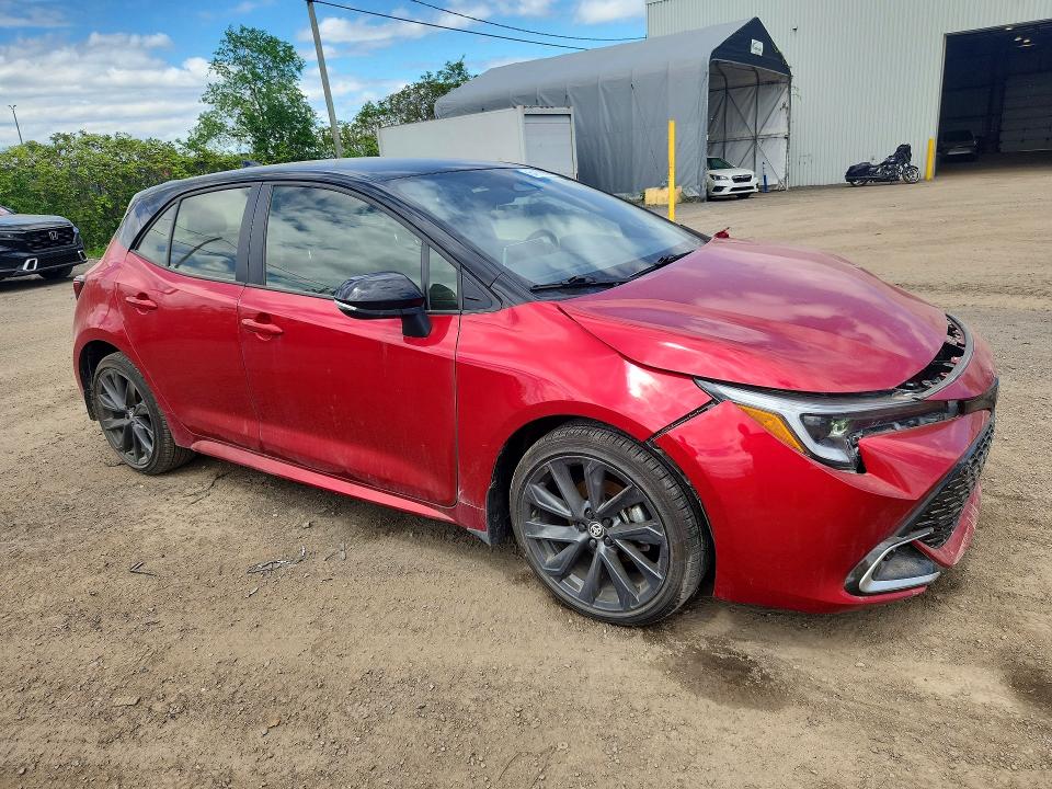 2025 Toyota Corolla VIN JTNK4MBE1S3244315 COPART salvage auction — FRONT END, Qc - Gravement Accidente, sold $8,700 on 2026-07-28 (photo 4)