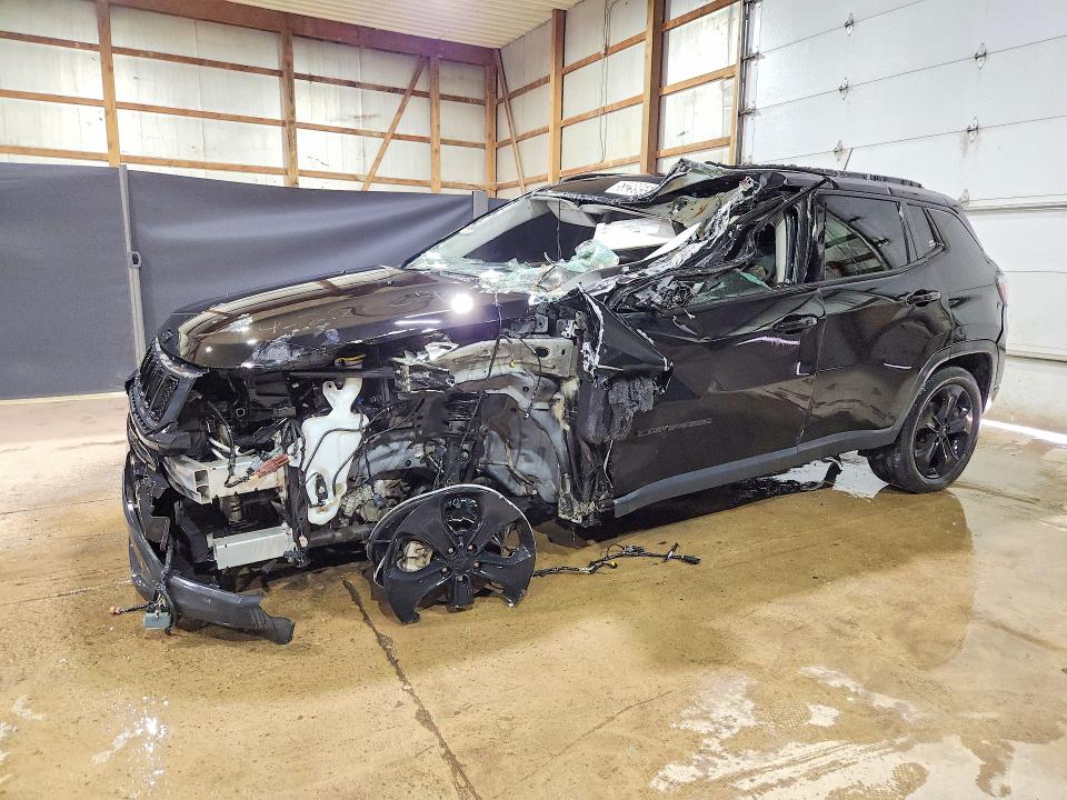 2021 Jeep Compass VIN 3C4NJDBB1MT509452 COPART salvage auction — ALL OVER, OH - CERT OF TITLE-REPOSSESSION, sold $500 on 2026-07-09 (photo 1)