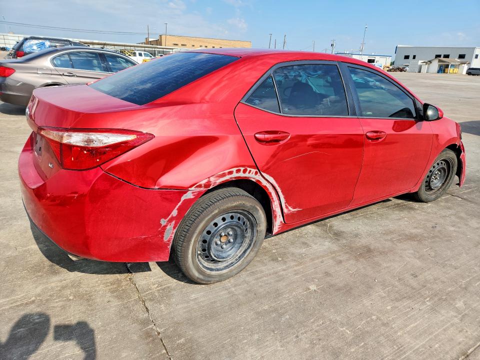 2019 Toyota Corolla VIN 5YFBURHE6KP892474 COPART salvage auction — FRONT END, TX - SALVAGE VEHICLE TITLE (P), sold $2,150 on 2026-07-16 (photo 3)