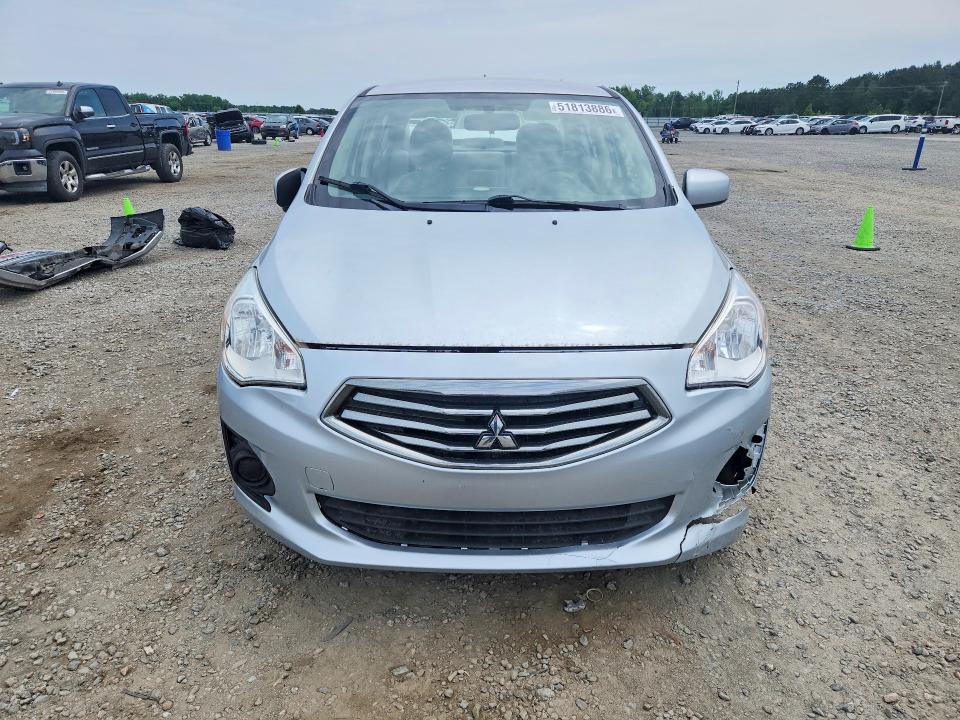 2018 Mitsubishi Mirage VIN ML32F3FJ1KHF18833 COPART salvage auction — REAR END, Nc - Salvage Certificate Of Title, sold $1,050 on 2026-09-04 (photo 5)