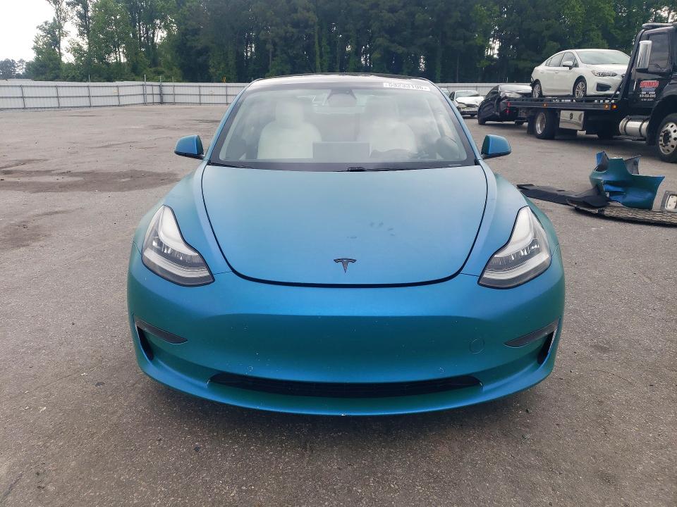 2021 Tesla Model 3 VIN 5YJ3E1EB0MF837014 COPART salvage auction — REAR END, Nc - Salvage Certificate Of Title, sold $1,600 on 2026-07-21 (photo 5)