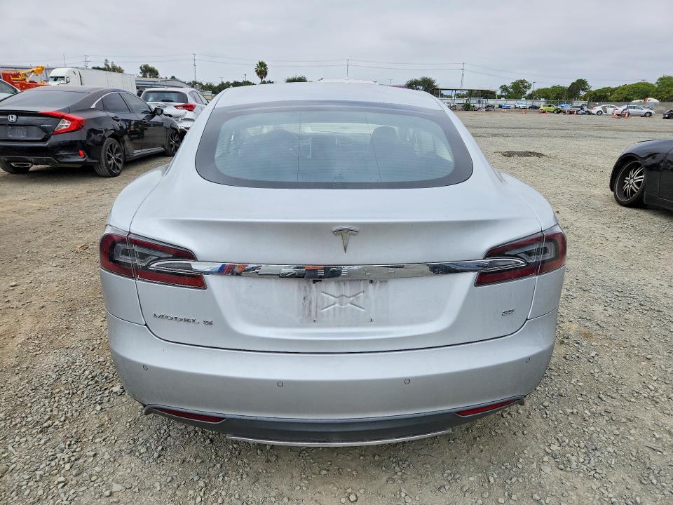 2013 Tesla VIN 5YJSA1CN7DFP27081 COPART salvage auction — FRONT END, Ca - Salvage Certificate, sold $2,850 on 2026-07-31 (photo 6)