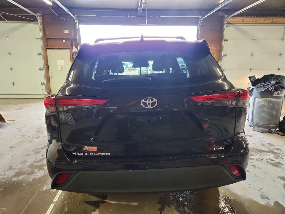 2021 Toyota Highlander VIN 5TDCZRBHXMS058128 COPART salvage auction — FRONT END, PA - CERTIFICATE OF SALVAGE, sold $7,000 on 2026-07-02 (photo 6)