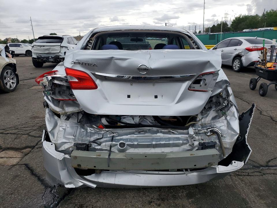 2016 Nissan Sentra VIN 3N1AB7AP4GY290832 COPART salvage auction — REAR END, Co - Public - Salvage Title, sold $375 on 2026-07-09 (photo 6)