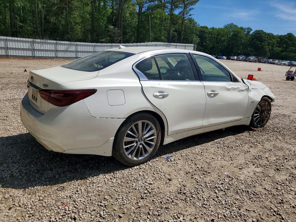 2018 Infiniti Q50 VIN JN1EV7AR2JM433149 COPART salvage auction — FRONT END, Nc - Salvage Certificate Of Title, sold $2,750 on 2026-07-24 (photo 3)