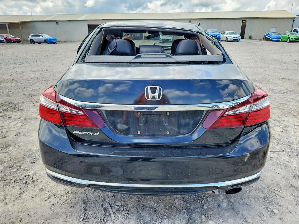 2016 Honda Accord VIN 1HGCR2F31GA104597 COPART salvage auction — ALL OVER, Tn - Salvage Certificate, sold $1,000 on 2026-07-02 (photo 6)