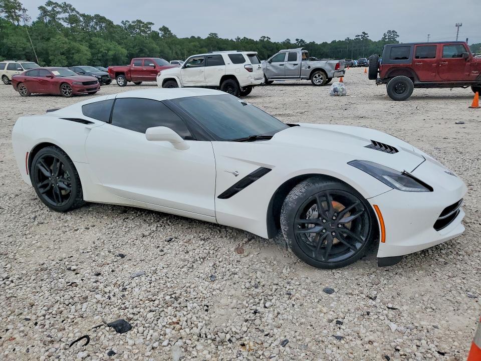 2019 Chevrolet Corvette VIN 1G1YA2D74K5117114 COPART salvage auction — FRONT END, Salvage Title, sold $12,200 on 2026-09-08 (photo 4)