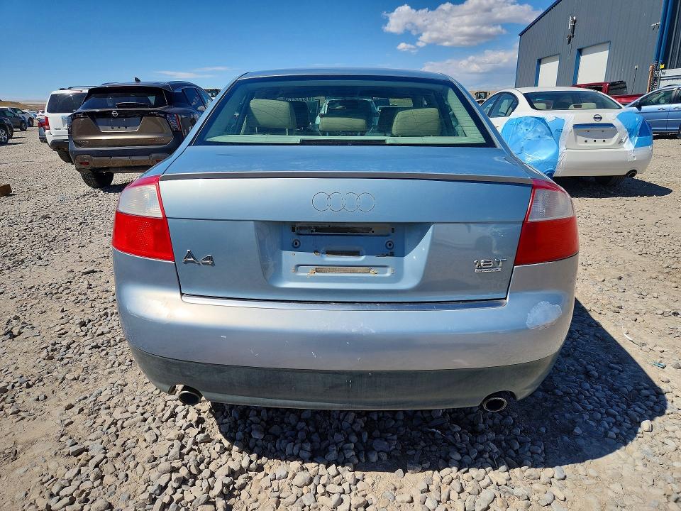2002 Audi A4 VIN WAULC68E52A168282 COPART salvage auction — SIDE, Ut - Salvage Certificate, sold $150 on 2026-07-02 (photo 6)