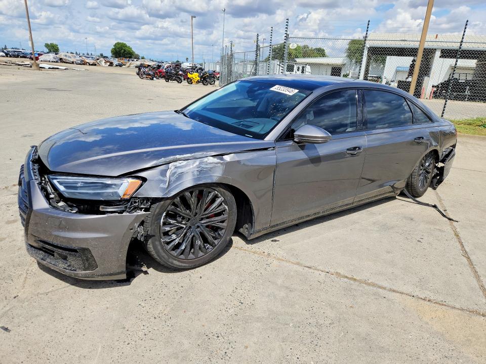 2019 Audi A8 VIN WAU8DAF87KN012109 COPART salvage auction — REAR END, Ca - Salvage Certificate, sold $8,900 on 2026-07-06 (photo 1)