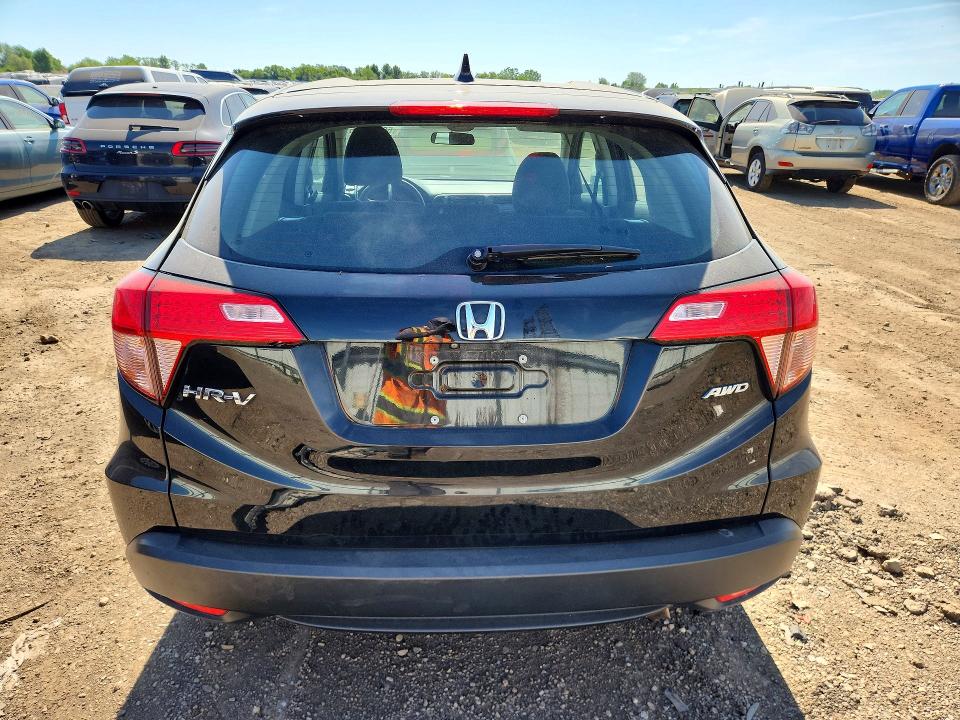 2017 Honda Hr-v VIN 3CZRU6H37HG705313 COPART salvage auction — FRONT END, Il - Salvage Certificate, sold $5,300 on 2026-07-23 (photo 6)