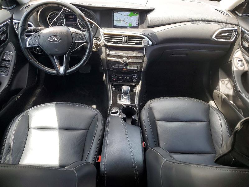 2017 Infiniti VIN SJKCH5CR0HA022855 COPART salvage auction — HAIL, Il - Salvage Certificate, sold $250 on 2026-07-21 (photo 8)