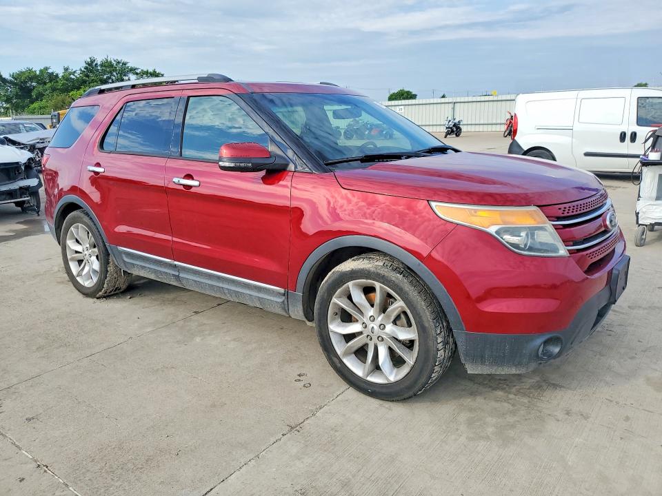 2014 Ford Explorer VIN 1FM5K7F82EGB17451 COPART salvage auction — REAR END, Tx - Salvage Vehicle Title, sold $2,450 on 2026-07-02 (photo 4)