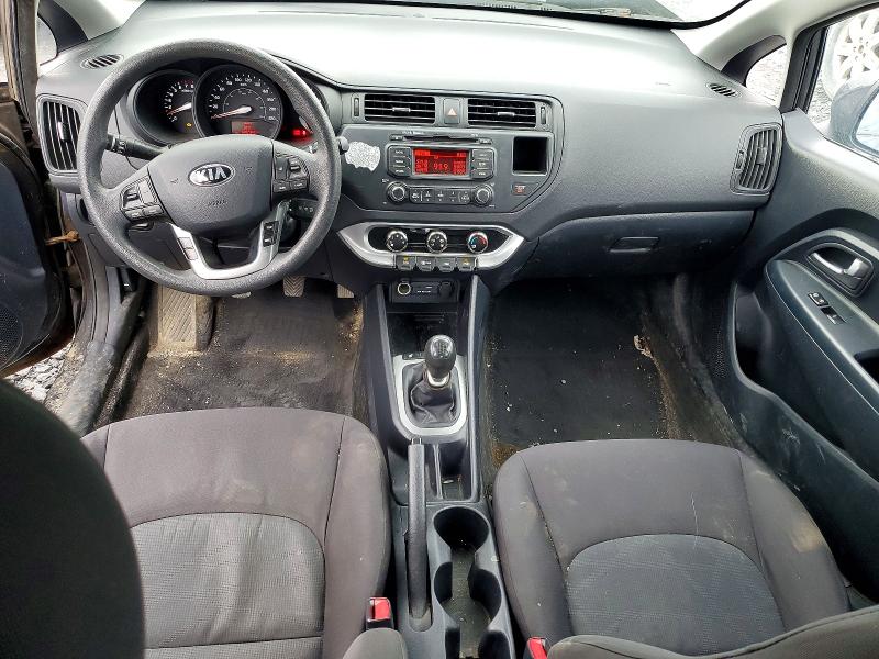 2015 Kia Rio VIN KNADM4A32F6518362 COPART salvage auction — FRONT END, Qc - Gravement Accidente, sold $125 on 2026-07-28 (photo 8)