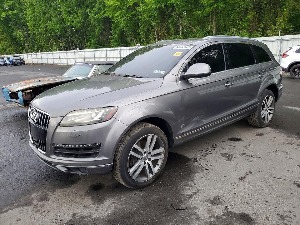 2012 Audi Q7 VIN WA1LGAFEXCD010088 COPART salvage auction — SIDE, Nj - Cert Of Title W/Salvage Histor, sold $1,700 on 2026-07-21 (photo 1)