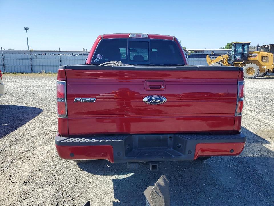 2013 Ford F-150 lightning VIN 1FTFW1ET8DFB65721 COPART salvage auction — FRONT END, Ca - Salvage Certificate, sold $625 on 2026-07-30 (photo 6)