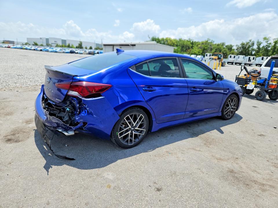 2020 Hyundai VIN KMHD04LB0LU041775 COPART salvage auction — REAR END, Fl - Certificate Of Destruction, sold $3,150 on 2026-07-13 (photo 3)