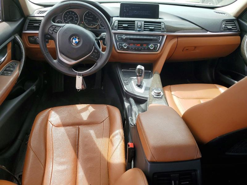 2012 BMW 3er VIN WBA3A5G54CNP17045 COPART salvage auction — FRONT END, Tx - Salvage Vehicle Title, sold $175 on 2026-07-30 (photo 8)
