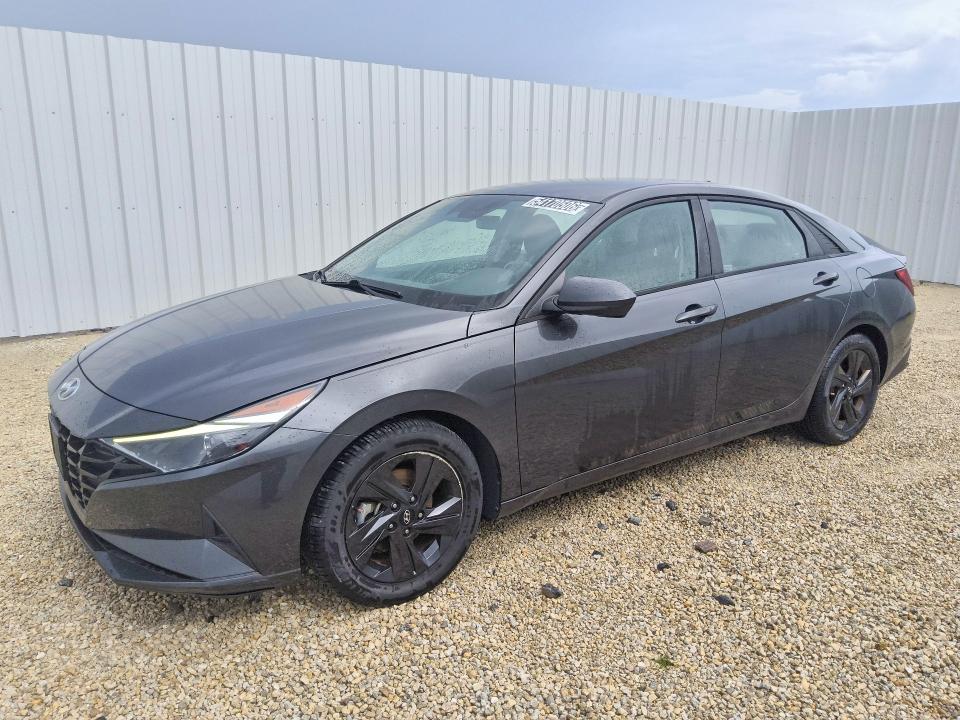 2021 Hyundai Elantra VIN 5NPLS4AG1MH019787 COPART salvage auction — FRONT END, Fl - Certificate Of Title, sold $1,100 on 2026-07-16 (photo 1)