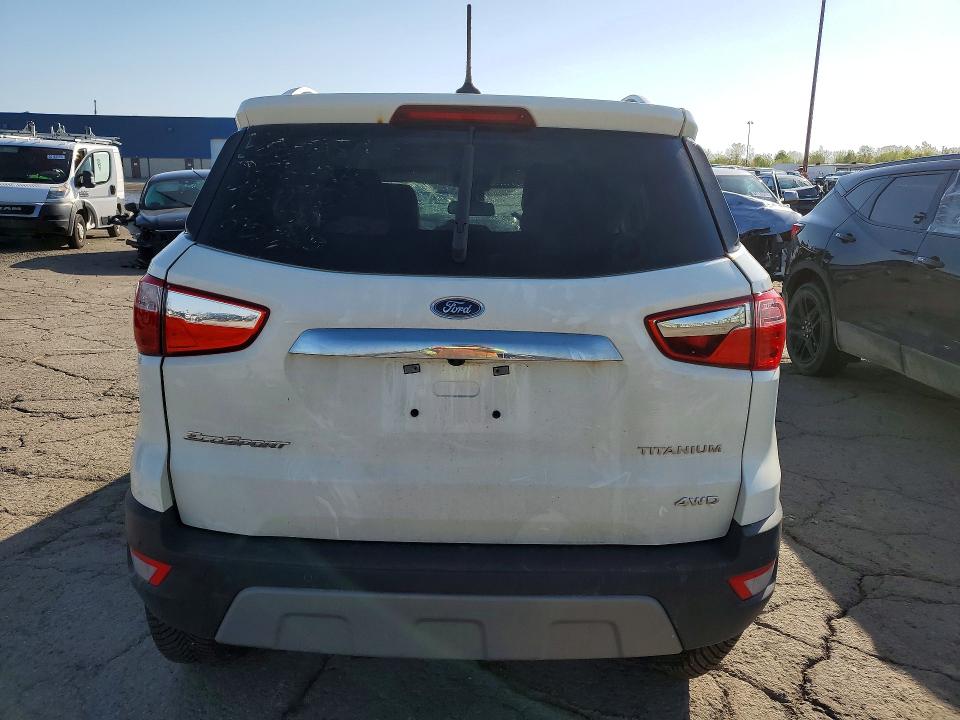 2020 Ford Ecosport VIN MAJ6S3KL8LC326635 COPART salvage auction — ROLLOVER, Mi - Certificate Of Title, sold $550 on 2026-07-10 (photo 6)