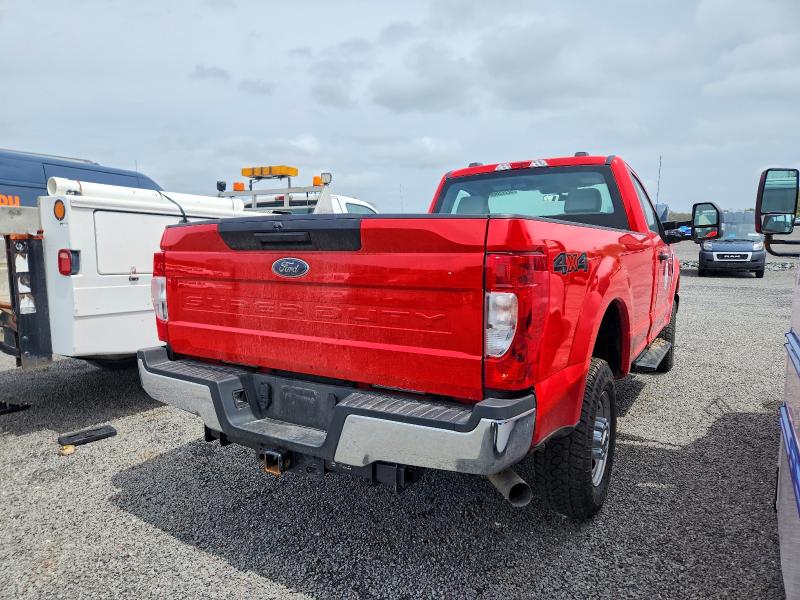 2022 Ford F-350 super duty VIN 1FTRF3B61NEF37396 COPART salvage auction — ENGINE BURN, CT - SALVAGE CERTIFICATE OF ORIGIN, sold $8,200 on 2026-07-21 (photo 4)