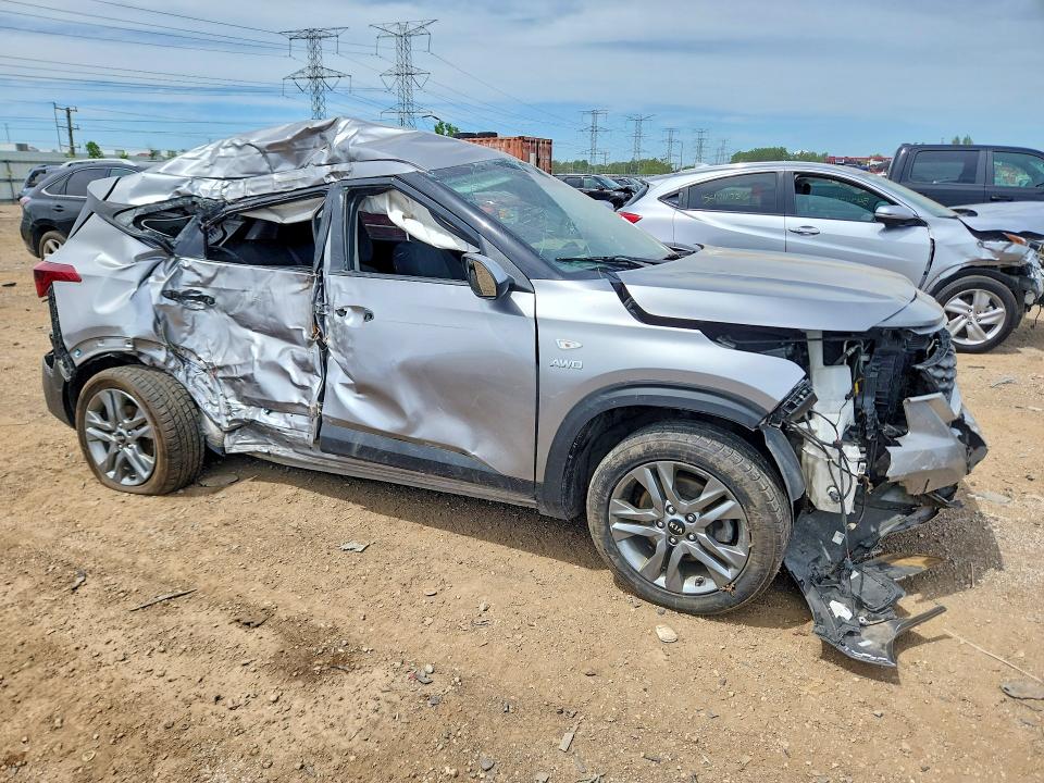 2021 Kia Seltos VIN KNDEPCAA5M7130833 COPART salvage auction — SIDE, Il - Salvage Certificate, sold $825 on 2026-07-28 (photo 4)