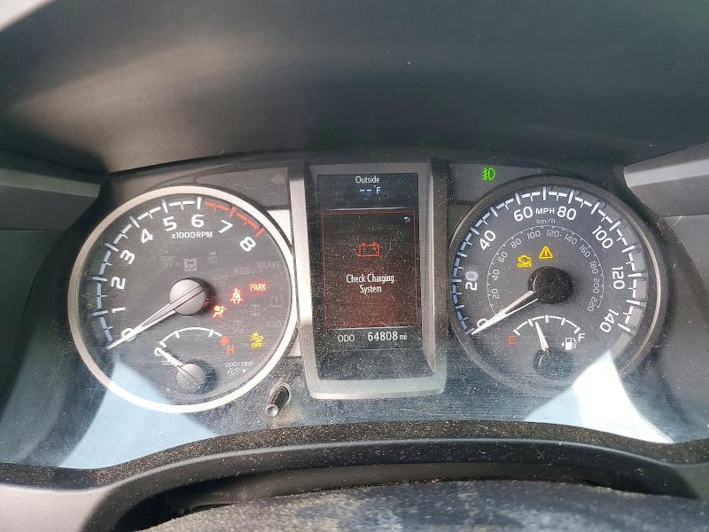 2021 Toyota Tacoma VIN 5TFCZ5AN3MX249304 COPART salvage auction — FRONT END, Nv - Salvage Title, sold $14,900 on 2026-07-16 (photo 9)