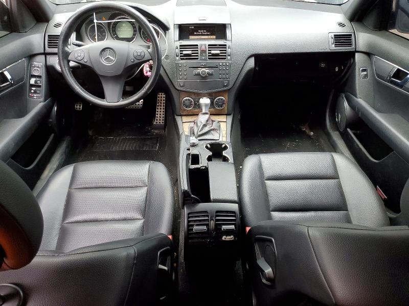 2009 Mercedes-benz C class VIN WDDGF85XX9F343304 COPART salvage auction — SIDE, ON - PERMIT SALVAGE, sold $1,050 on 2026-07-14 (photo 8)