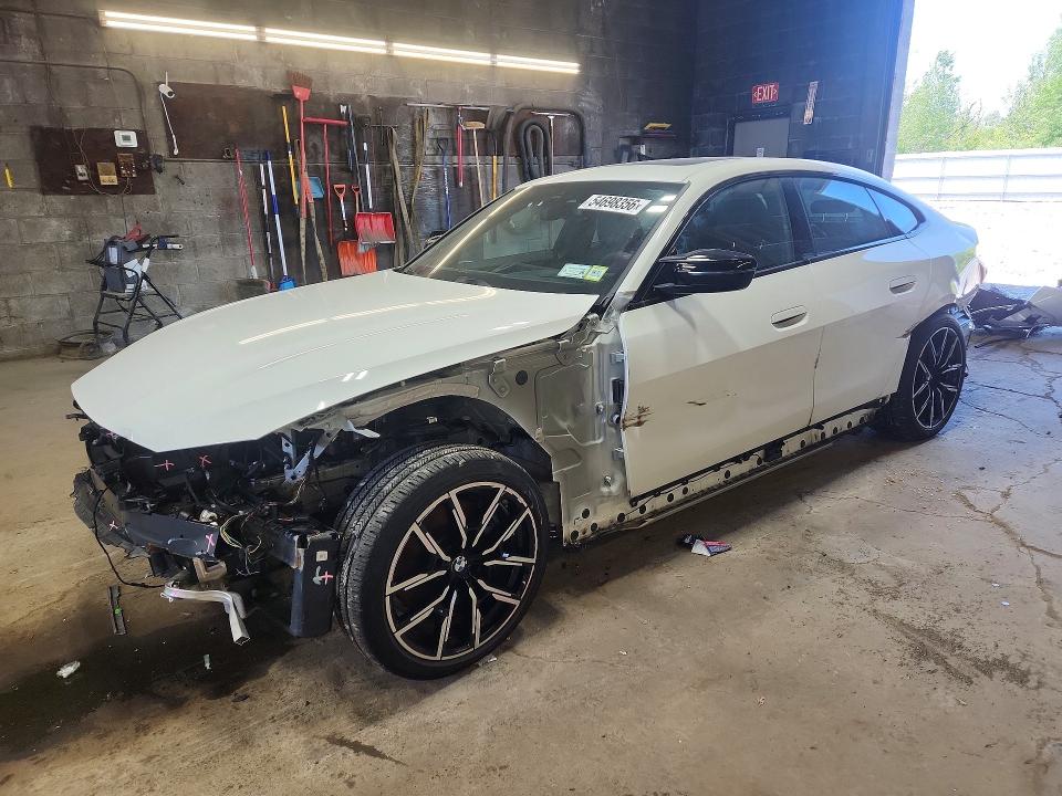 2025 BMW I4 VIN WBY33HD06SFU48237 COPART salvage auction — FRONT END, Ny - Mv-907A Salvage Certificate, sold $17,100 on 2026-07-13 (photo 1)