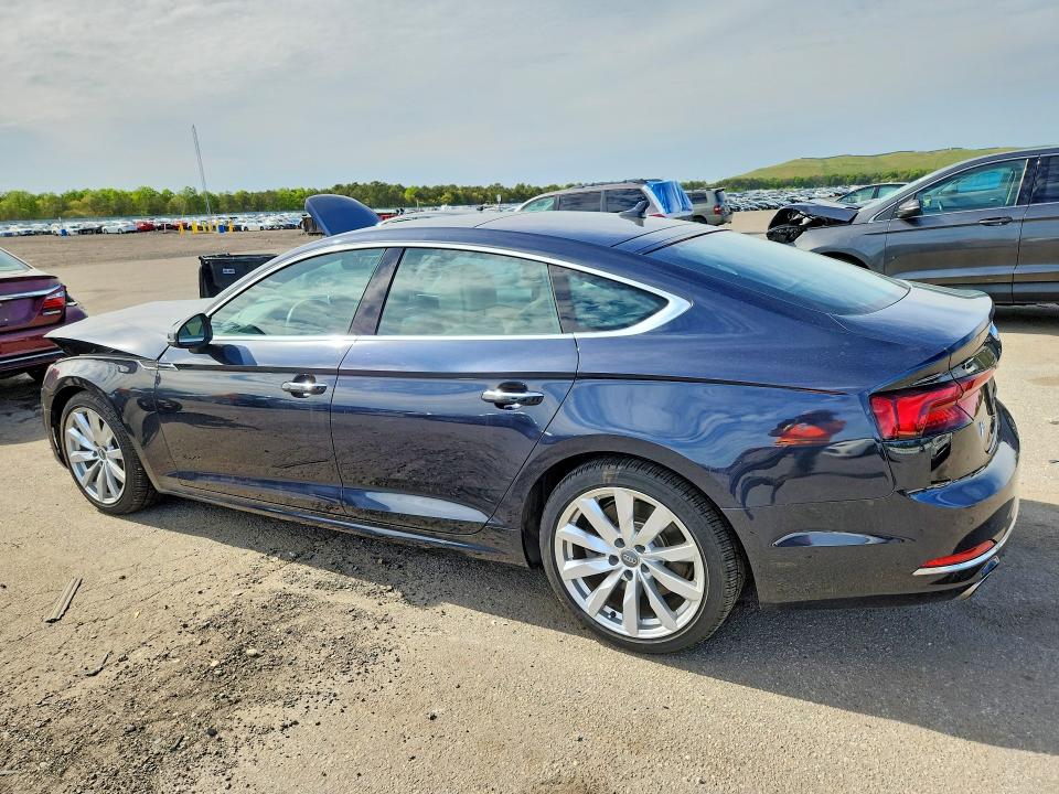 2018 Audi A5 VIN WAUBNCF51JA062000 COPART salvage auction — FRONT END, Ny - Mv-907A Salvage Certificate, sold $8,100 on 2026-07-06 (photo 2)