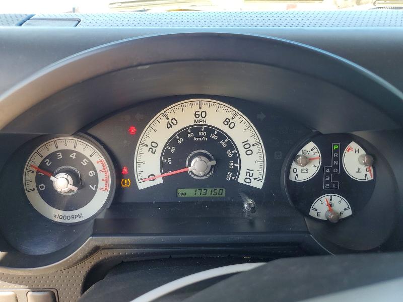 2008 Toyota Fj cruiser VIN JTEBU11F28K016234 COPART salvage auction — FRONT END, IL - SALVAGE CERTIFICATE, sold $4,450 on 2026-07-03 (photo 9)