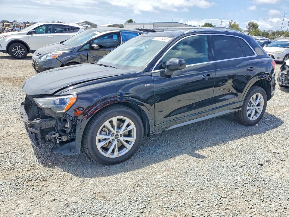 2022 Audi Q3 VIN WA1DECF38N1131940 COPART salvage auction — FRONT END, Ca - Salvage Certificate, sold $8,800 on 2026-07-10 (photo 1)