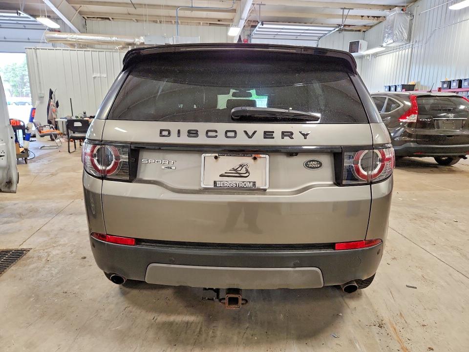 2017 Land rover Discovery sport VIN SALCR2BG5HH699138 COPART salvage auction — MECHANICAL, Wi - Certificate Of Title, sold $1,500 on 2026-07-08 (photo 6)