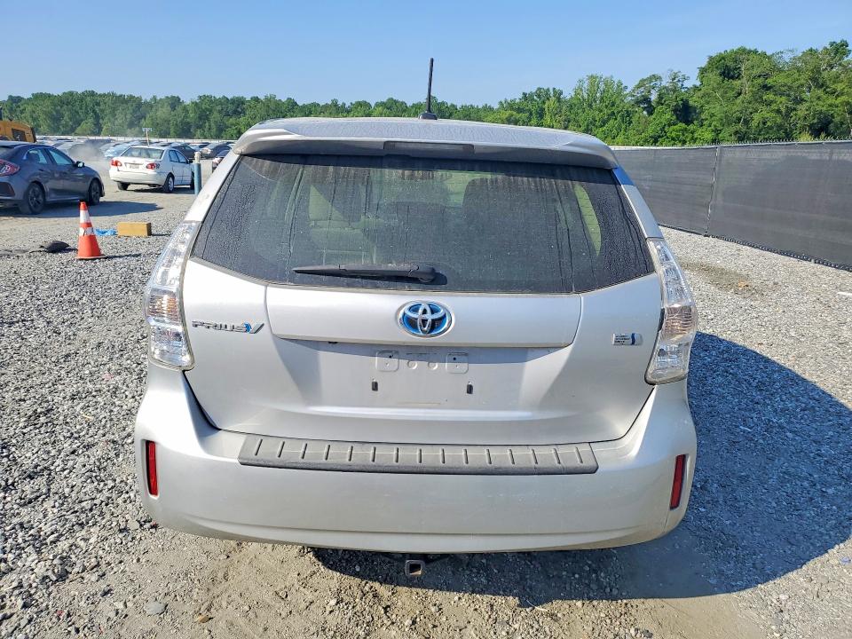 2013 Toyota Prius v VIN JTDZN3EU1D3227014 COPART salvage auction — FRONT END, Sc - Cert Of Title-Salvage, sold $2,650 on 2026-07-22 (photo 6)