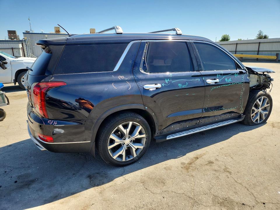 2020 Hyundai Palisade VIN KM8R34HE7LU170712 COPART salvage auction — FRONT END, Ca - Salvage Certificate, sold $4,300 on 2026-07-31 (photo 3)