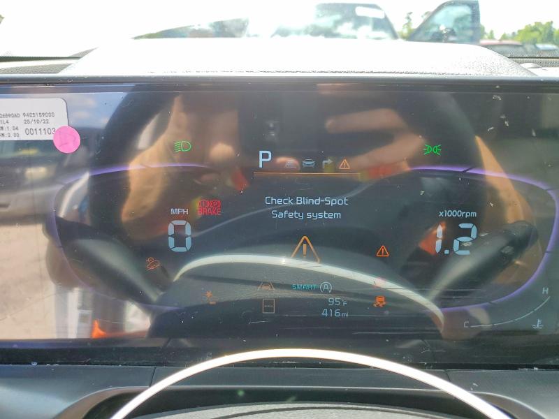 2025 Kia Telluride VIN 5XYP6DGC4SG723688 COPART salvage auction — ROLLOVER, Tx - Salvage Vehicle Title, sold $11,800 on 2026-07-28 (photo 9)