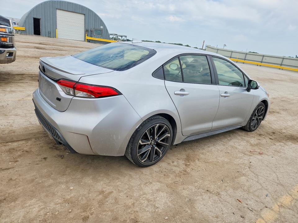 2022 Toyota VIN JTDS4MCE3N3513065 COPART salvage auction — HAIL, Md - Cert Of Salvage > 75% Damage, sold $4,200 on 2026-07-27 (photo 3)
