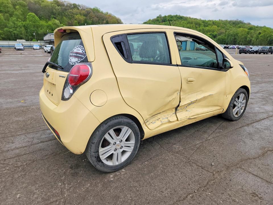 2014 Chevrolet Spark VIN KL8CA6S9XEC590389 COPART salvage auction — SIDE, Oh - Cert Of Title-Salvage, sold $90 on 2026-07-23 (photo 3)