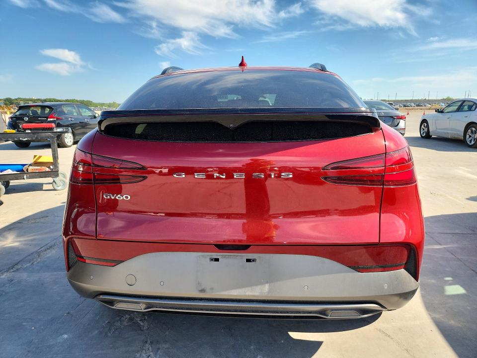 2023 Genesis Gv60 VIN KMUKEDTBXPU015412 COPART salvage auction — SIDE, Tx - Salvage Vehicle Title, sold $12,800 on 2026-07-09 (photo 6)