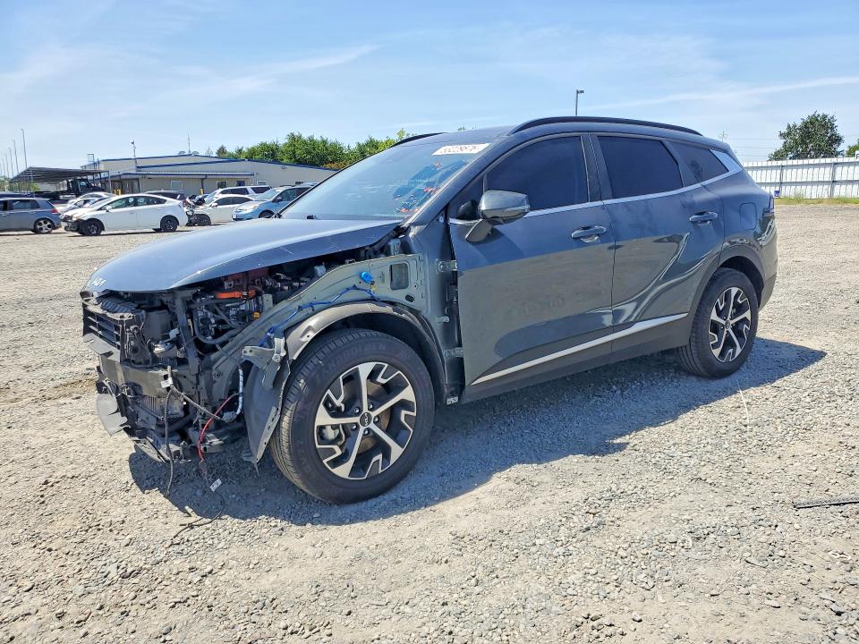 2025 Kia Sportage VIN KNDPVCDG4S7218526 COPART salvage auction — FRONT END, Ca - Salvage Certificate, sold $8,900 on 2026-07-07 (photo 1)