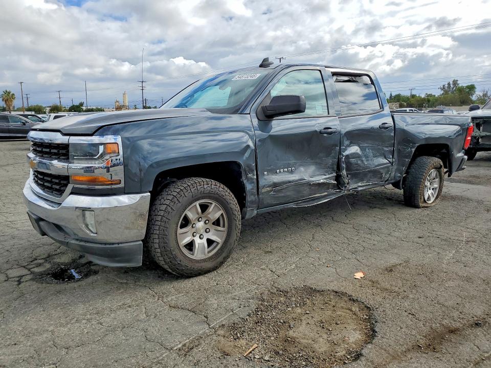 2017 Chevrolet Silverado VIN 3GCUCRER0HG401642 COPART salvage auction — FRONT END, Ca - Salvage Certificate, sold $4,150 on 2026-07-30 (photo 1)