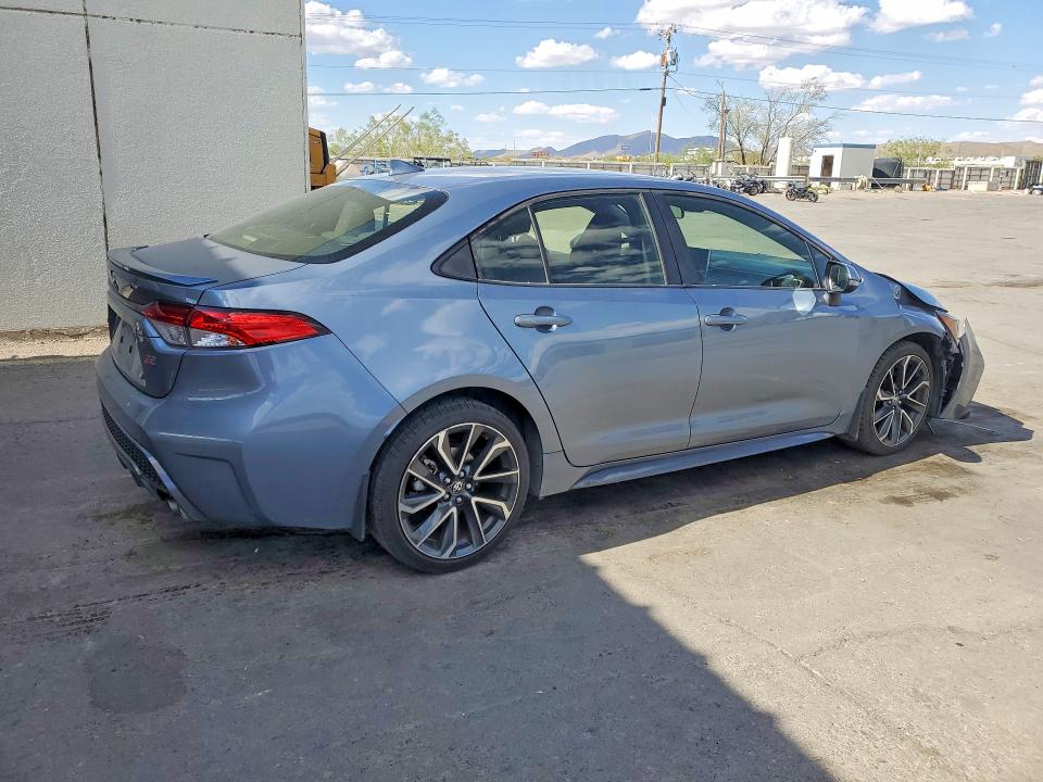 2020 Toyota Corolla VIN JTDS4RCE9LJ043310 COPART salvage auction — FRONT END, Tx - Salvage Vehicle Title, sold $7,300 on 2026-07-17 (photo 3)