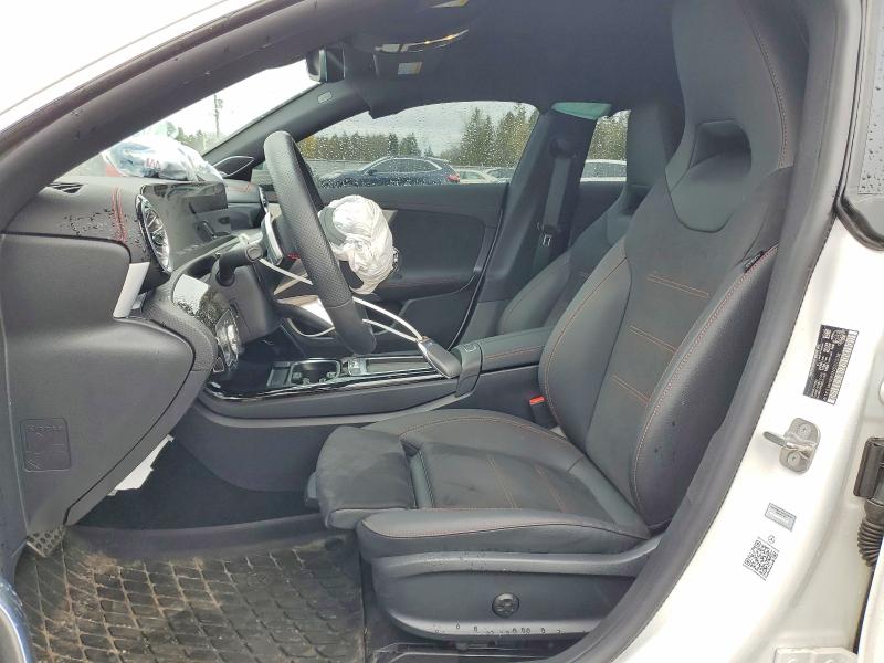 2025 Mercedes-benz Cla-klasse VIN W1K5J4HB8SN531538 COPART salvage auction — FRONT END, On - Permit Salvage, sold $20,250 on 2026-07-07 (photo 7)