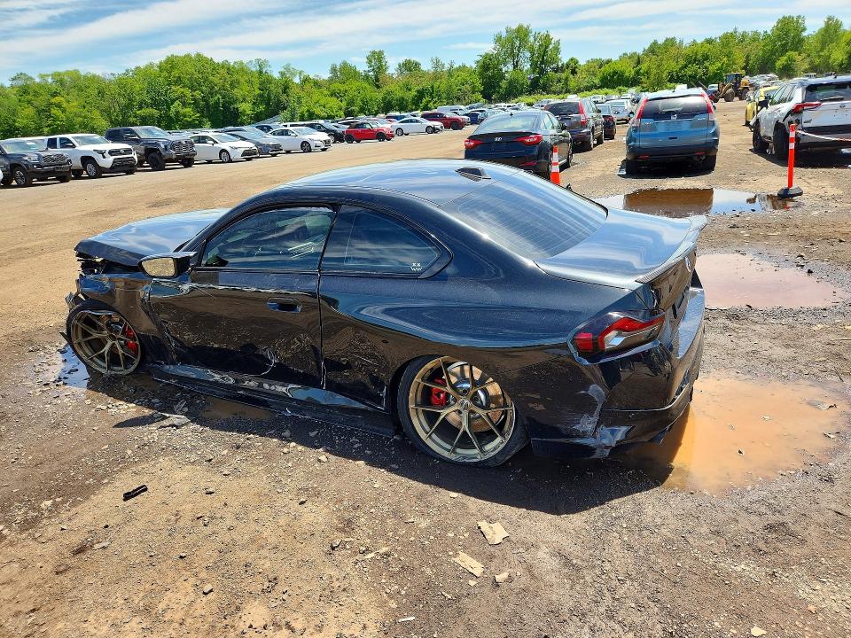 2023 BMW M2 VIN 3MW53CM08P8D25842 COPART salvage auction — FRONT END, Fl - Cert Of Title Slvg Rebuildable, sold $12,200 on 2026-07-10 (photo 2)