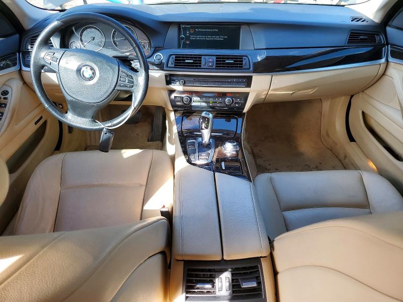 2012 BMW 5er VIN WBAFU7C53CDU59631 COPART salvage auction — FRONT END, Md - Cert Of Salvage > 75% Damage, sold $2,100 on 2026-07-09 (photo 8)