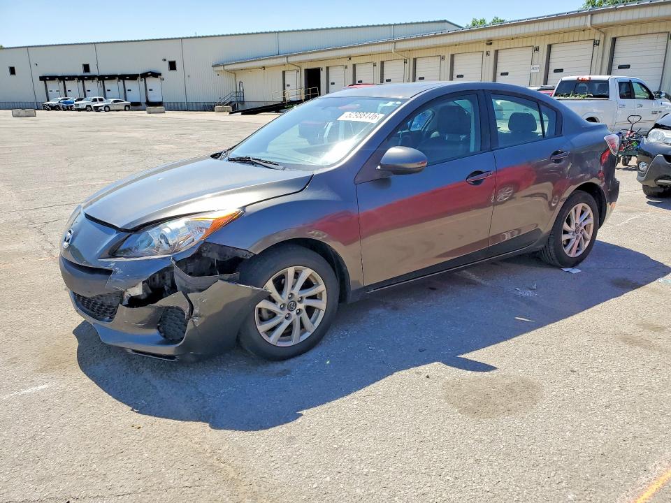 2013 Mazda 3 VIN JM1BL1W70D1722515 COPART salvage auction — FRONT END, Ky - Cert Of Title-Salvage, sold $750 on 2026-07-27 (photo 1)