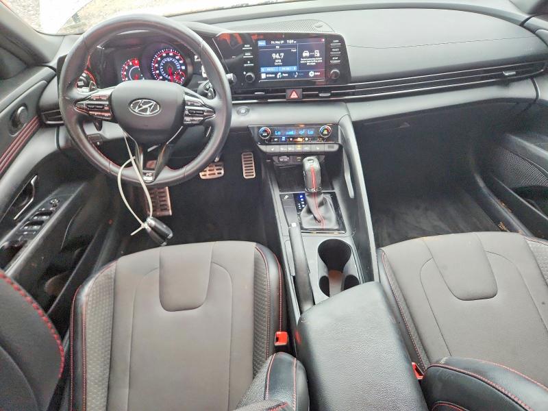 2022 Hyundai Elantra VIN KMHLR4AF1NU297661 COPART salvage auction — HAIL, Mo - Salvage Certificate Of Title, sold $9,400 on 2026-07-20 (photo 8)